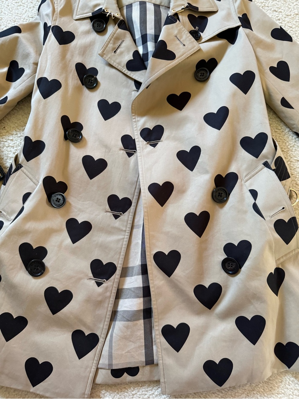 Burberry Heart Trench Coat size 4 - Picture 2 of 6